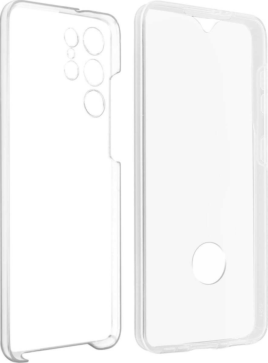Integraal Hoesje Geschikt voor Samsung Galaxy S21 Ultra met harde achterkant
