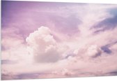 Acrylglas - Wolkenvelden in Pastelkleurige Lucht - 150x100 cm Foto op Acrylglas (Wanddecoratie op Acrylaat)