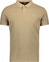 Superdry Polo Vint Destroy Polo M1110345a Canyon Sand Brown Homme Taille - XL