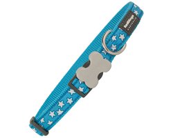 Dog collar Red Dingo Style Stars (2 x 31-47 cm)