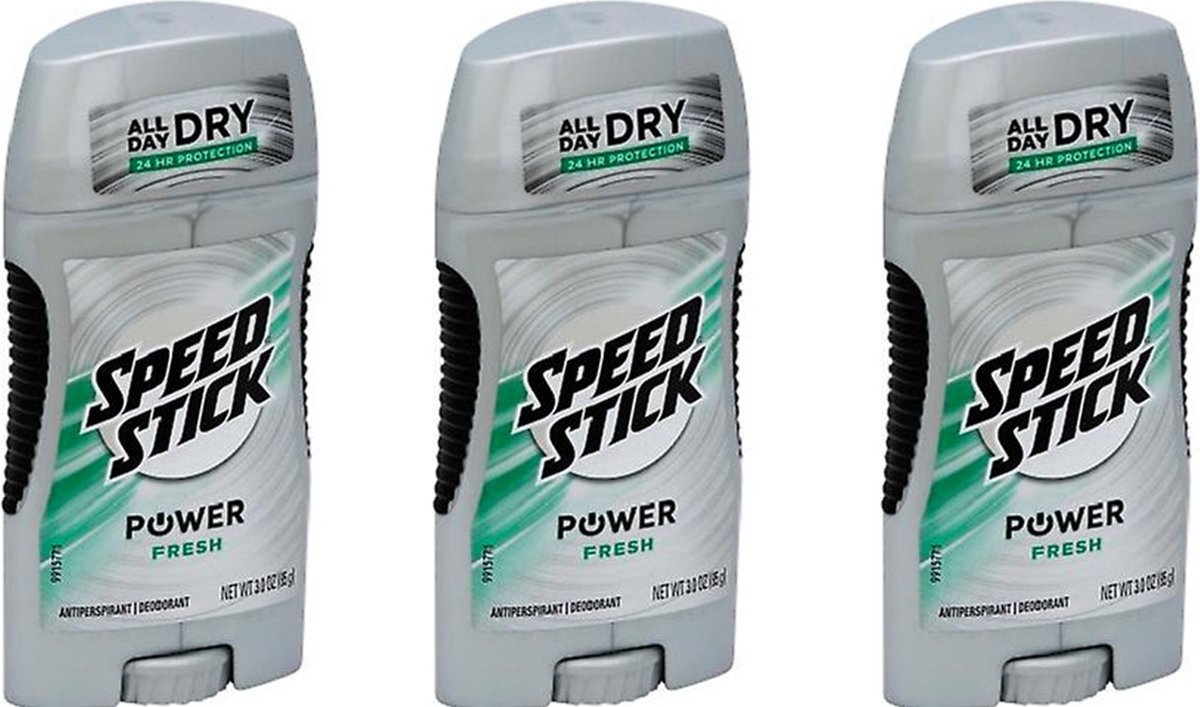 Speed Stick - Power Fresh - Anti-Perspirant Deo Stick 3 x 85 Gram