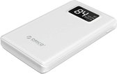Orico Powerbank 12000mAh - Smart Charge - LED-display - wit