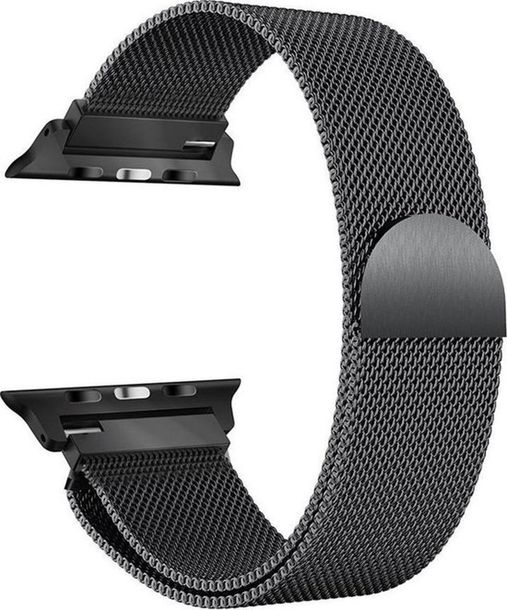 Apple watch online milanese band zwart