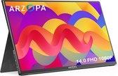 Arzopa Portable Monitor - Draagbare Monitor - 60Hz - Draagbaar Scherm - Speakers - Monitor - Beeldscherm - 14 Inch - IPS - Full HD