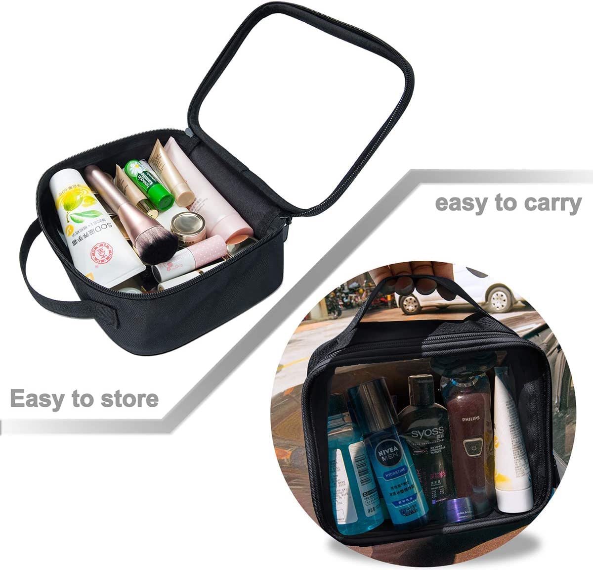 Lot De 4 Pochettes De Voyage 90ml Anti-fuites - Pour Shampoing, Gel Douche, Crème - Remplissage Facile, Légères