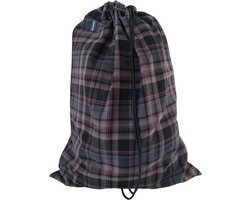 Bluvardi Katoenen waszak - XL- met trekkoord - Scottish grey
