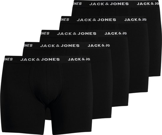 Jack & Jones Boxers Taille Plus Homme JACHUEY 5-Pack Zwart - Taille 7XL