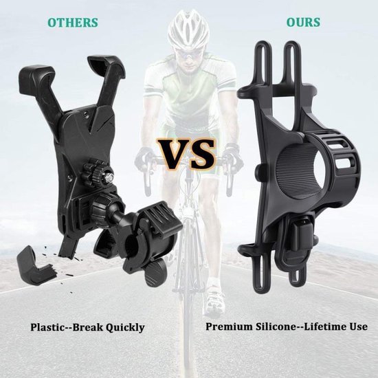 Als beste getest - Mista telefoonhouder fiets - Universeel - tot 6.3 inch