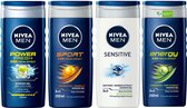 Nivea Men Gel douche MIX - Sport / Sensitive / Powr Fresh / Energy