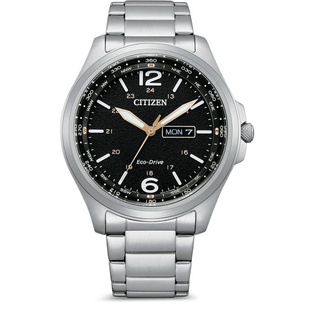 Citizen AW0110-82E Horloge - Staal - Zilverkleurig - Ø 43 mm