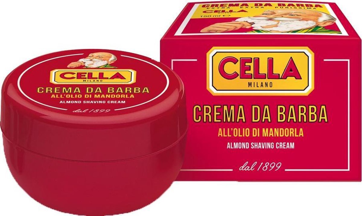 Bol.com Cella Milano scheercrème Amandel 150ml aanbieding