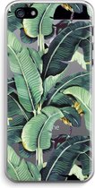 Case Company® - Hoesje geschikt voor iPhone 5 / 5S / SE (2016) hoesje - Bananenbladeren - Soft Cover Telefoonhoesje - Bescherming aan alle Kanten en Schermrand