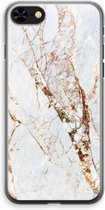 Case Company® - Hoesje geschikt voor iPhone 8 hoesje - Goud marmer - Soft Cover Telefoonhoesje - Bescherming aan alle Kanten en Schermrand