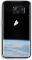 Case Company® - Hoesje geschikt voor Samsung Galaxy S7 hoesje - Alone in Space - Soft Cover Telefoonhoesje - Bescherming aan alle Kanten en Schermrand