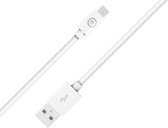 Bigben Connected, USB A/micro-USB-kabel 1,2 m - 2,1 A, Wit
