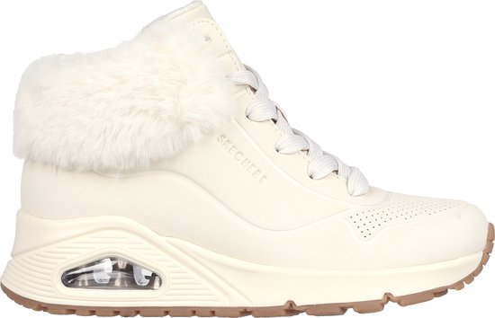 Skechers Uno Rugged Fall Air Casual Sneaker Boot Natural White 8 NWOB