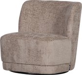 WOOOD Fauteuil pivotant Atty - Polyester - Sable - 75x74x65