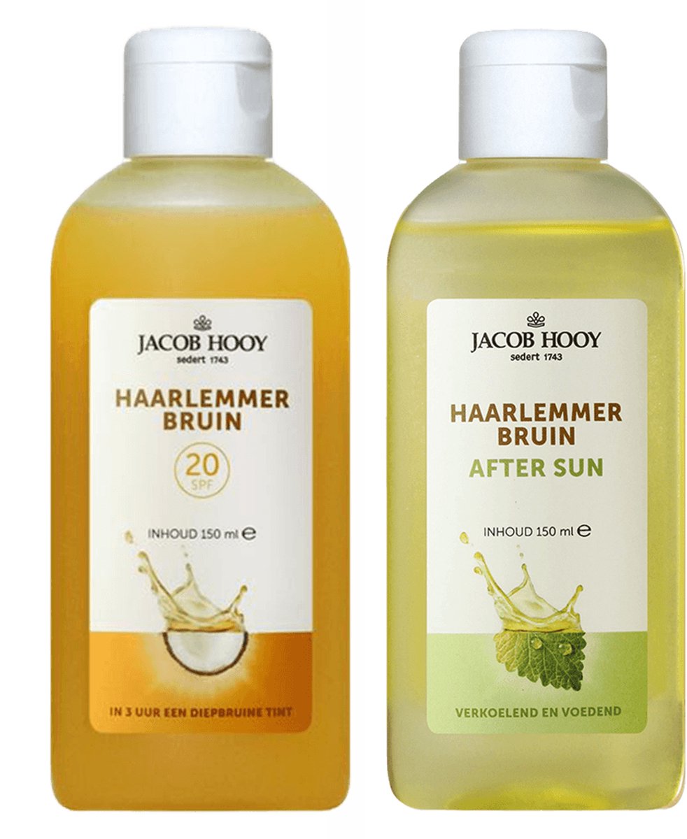 Goedkoopste Jacob Hooy Haarlemmerbruin SPF 20 - Snelbruiner - Zonnebrand Haarlemmer bruin Aftersun