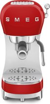 Bol.com SMEG ECF02RDEU - Handmatige espressomachine - Rood - Stoompijp aanbieding