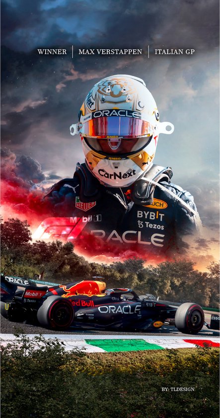 Serviette de plage - Max Verstappen - Formule 1 - Monza Italie - 100 x 190  cm | bol.com