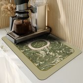 Keukentafel droogmat - Absorberend afvoerkussen - Keuken tapijten - Koffiebar mat - 30x40cm - Aanrechtmat - Barmat - Diverse kleuren - Bloemen - Botanica