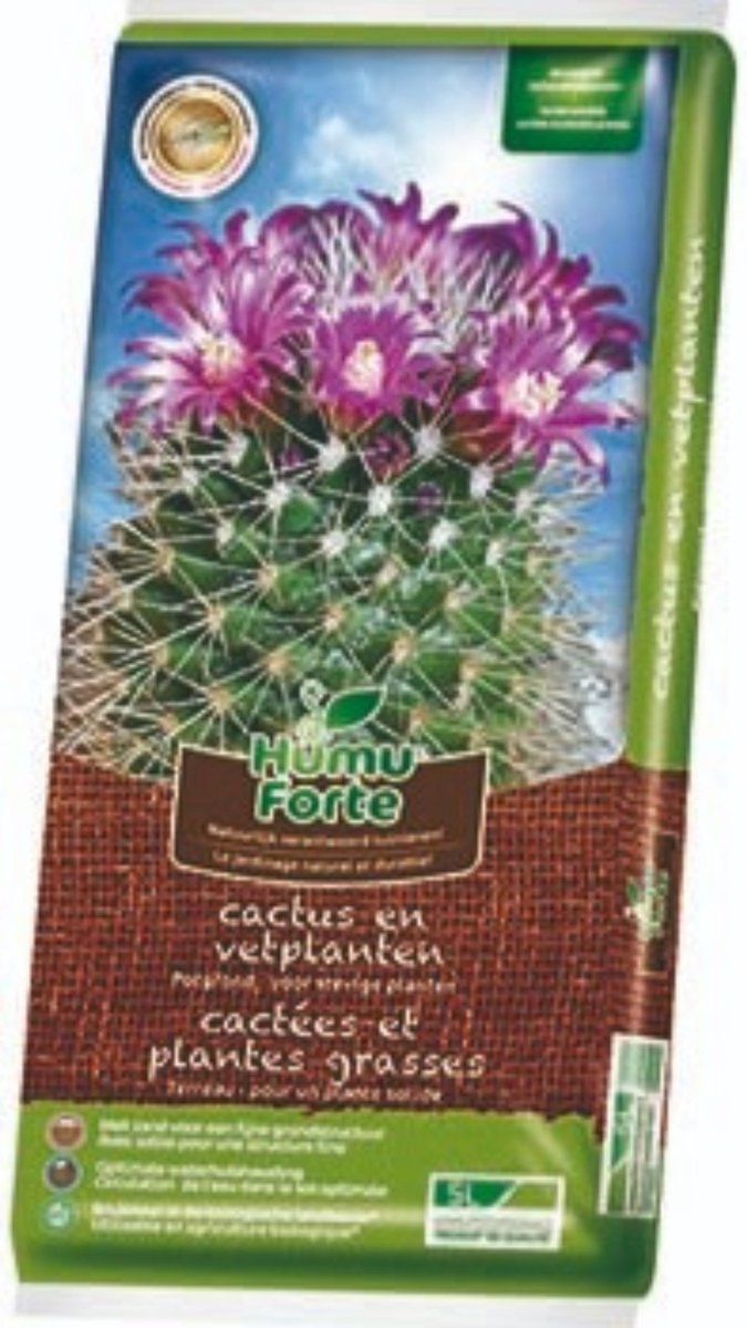 Humuforte potgrond cactus 2x5L - Biologisch + Mycoplus
