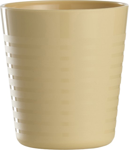 S&S-Shop 10 harde plastic drinkbekers 400 ml, geel, milieuvriendelijke herbruikbare bekers, cocktailglazen, camping, kinderservies, vrijgezellenfeest, beerpongbeker, stapelbeker, feestbekers