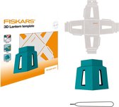Fiskars 3D Paper Gems Lantern Template