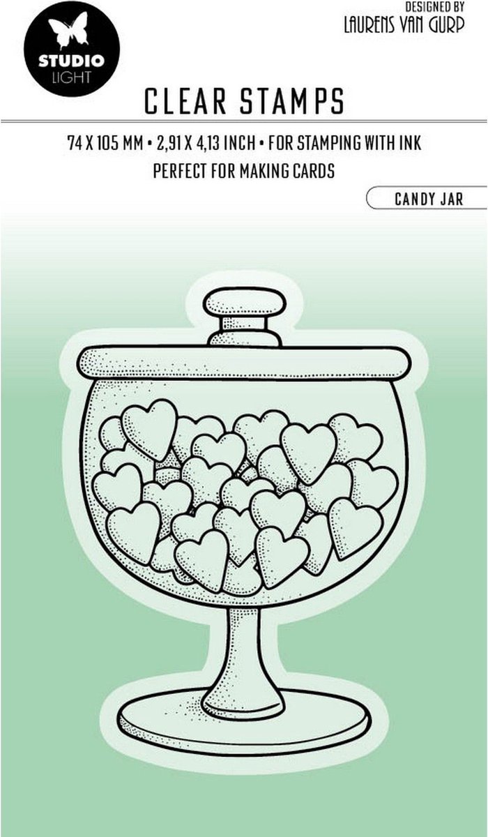 Studio Light Clear Stamp By Laurens Candy Jar