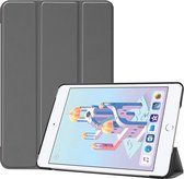 Tablet Hoes geschikt voor de Apple iPad Mini 4 / Mini 5 | Book Case met Standaard | Kunstlederen Beschermhoes | Tri-fold | Grijs