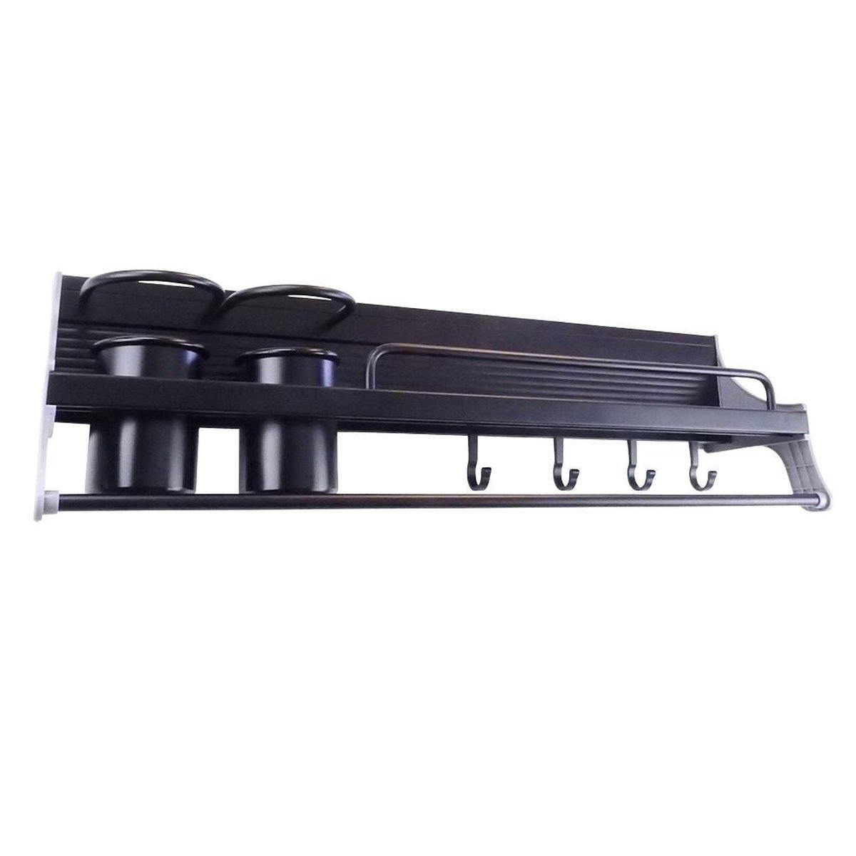 WillieJan Keukenrek 5155B H- Zwart – Aluminium