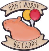 Capybara Broche - Sierspeld - Capybaras - Enamel Pin - Speldje - Schattige Dieren - Kledingspeld voor Kinderen