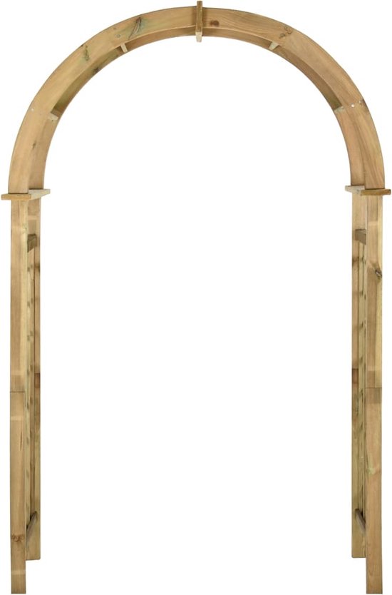 vidaXL - Tuinboog - geïmpregneerd - grenenhout - groen