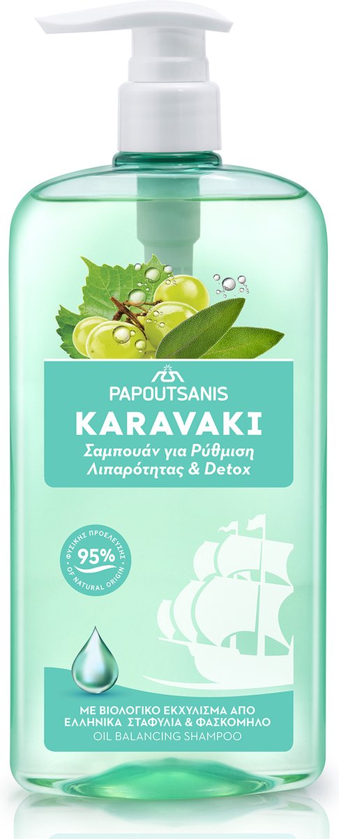 Karavaki Shampoo tegen Vet Haar (600ml)