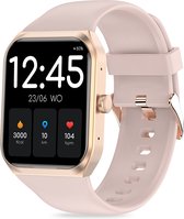FITAGE Smartwatch - Smartwatches - Stappenteller - Sporthorloge - Smart watch - Activity Tracker - Dames en Heren - Roze