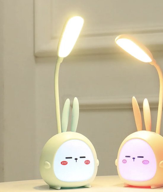 Veilleuse lapin - lumière enfant - veilleuse sans fil - lampe lapin -  veilleuse... | bol