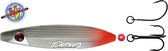 Jenzi Seatrout III inliner lepel | 21 gram | Silver - red tail