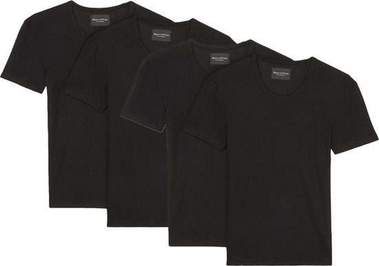 Marc O'Polo Heren onderhemd lange mouw 4 pack Iconic Rib Organic Cotton