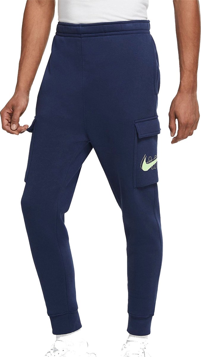 Sportswear Cargo Broek Mannen Blauw