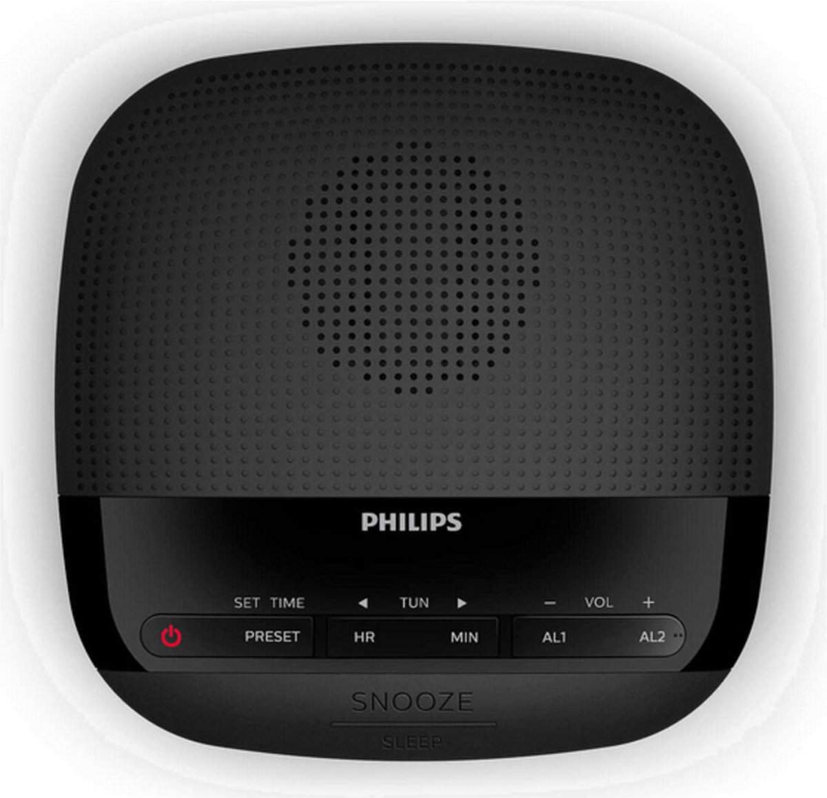 Philips tar3505/12 Radio Portable Horloge Numérique Noir, Gris