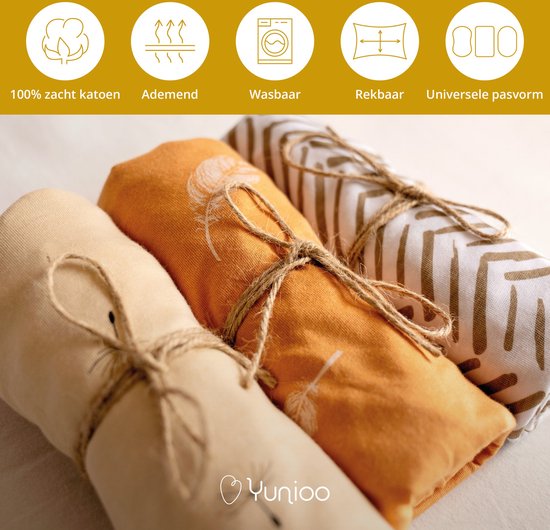 Lot De 3 Draps-Housses Bébé Mousseline 100 % Coton Öko-Tex – 83 X 43 X 10 Cm, Pour Berceau, Landau, Moïse