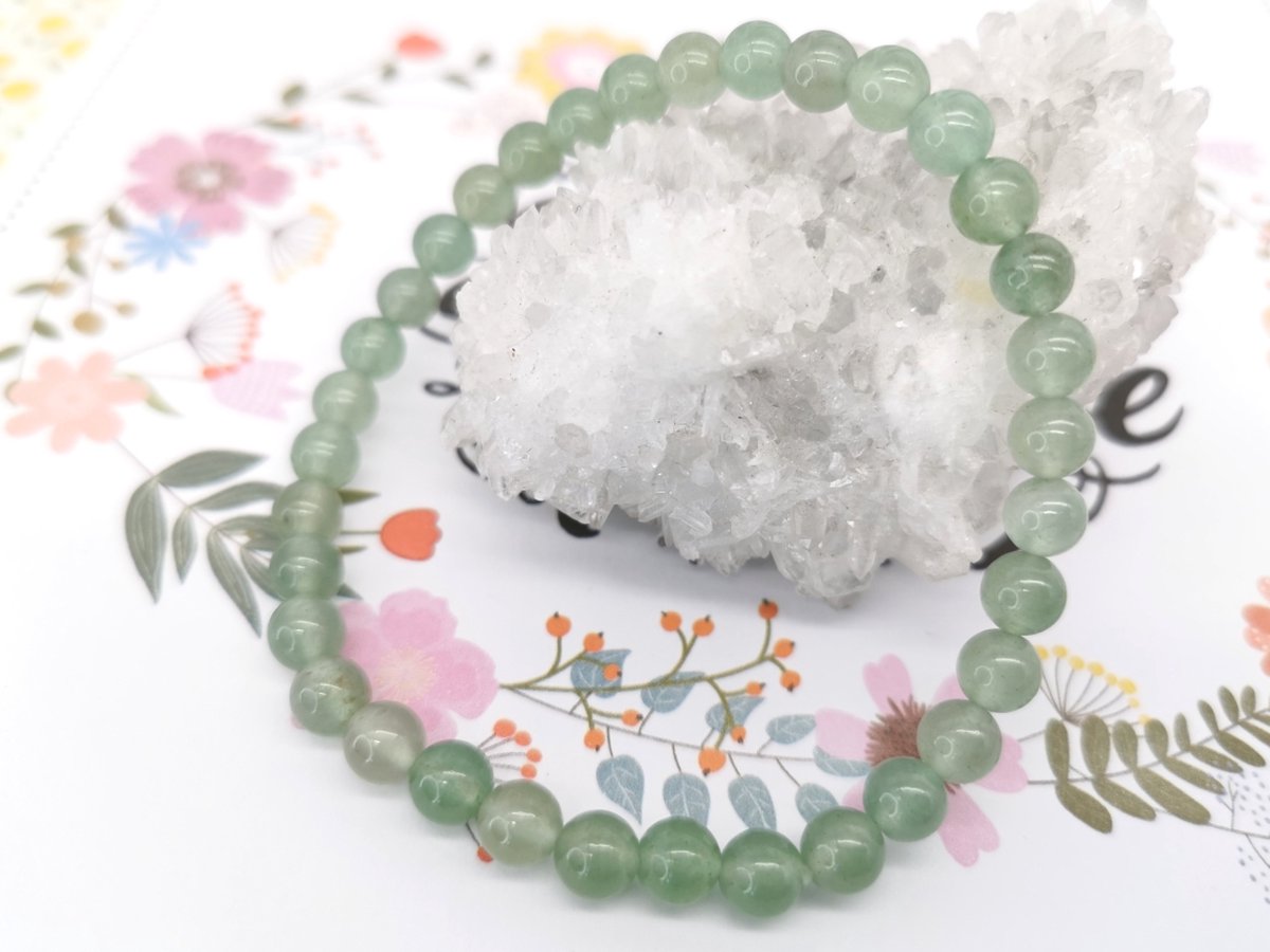 Blauwe Aventurijn Facet Armband - 12mm Gefacetteerde Edelstenen | Crystal Cave Blauwe Aventurijn Facet Armband - 12mm Gefacetteerde Edelstenen | Crystal Cave