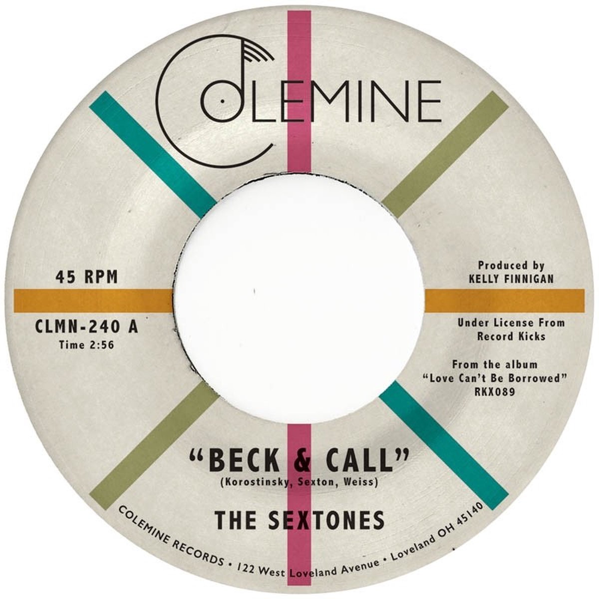 Sextones - Beck & Call (7" Vinyl Single) (Coloured Vinyl)