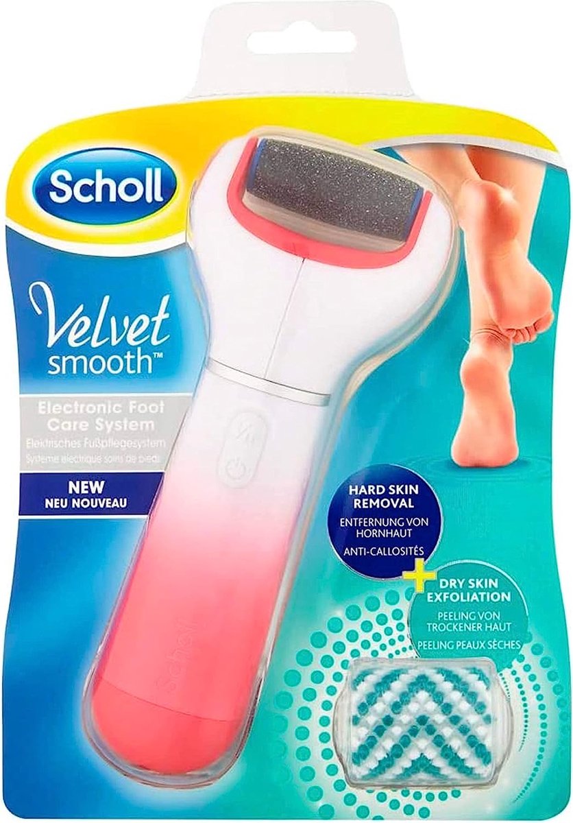 Scholl Velvet Smooth - Elektronische Eeltvijl - Roze - 1 stuk - Scholl