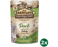 Carnilove pouch duck kattenvoer 2x 24x85 gr