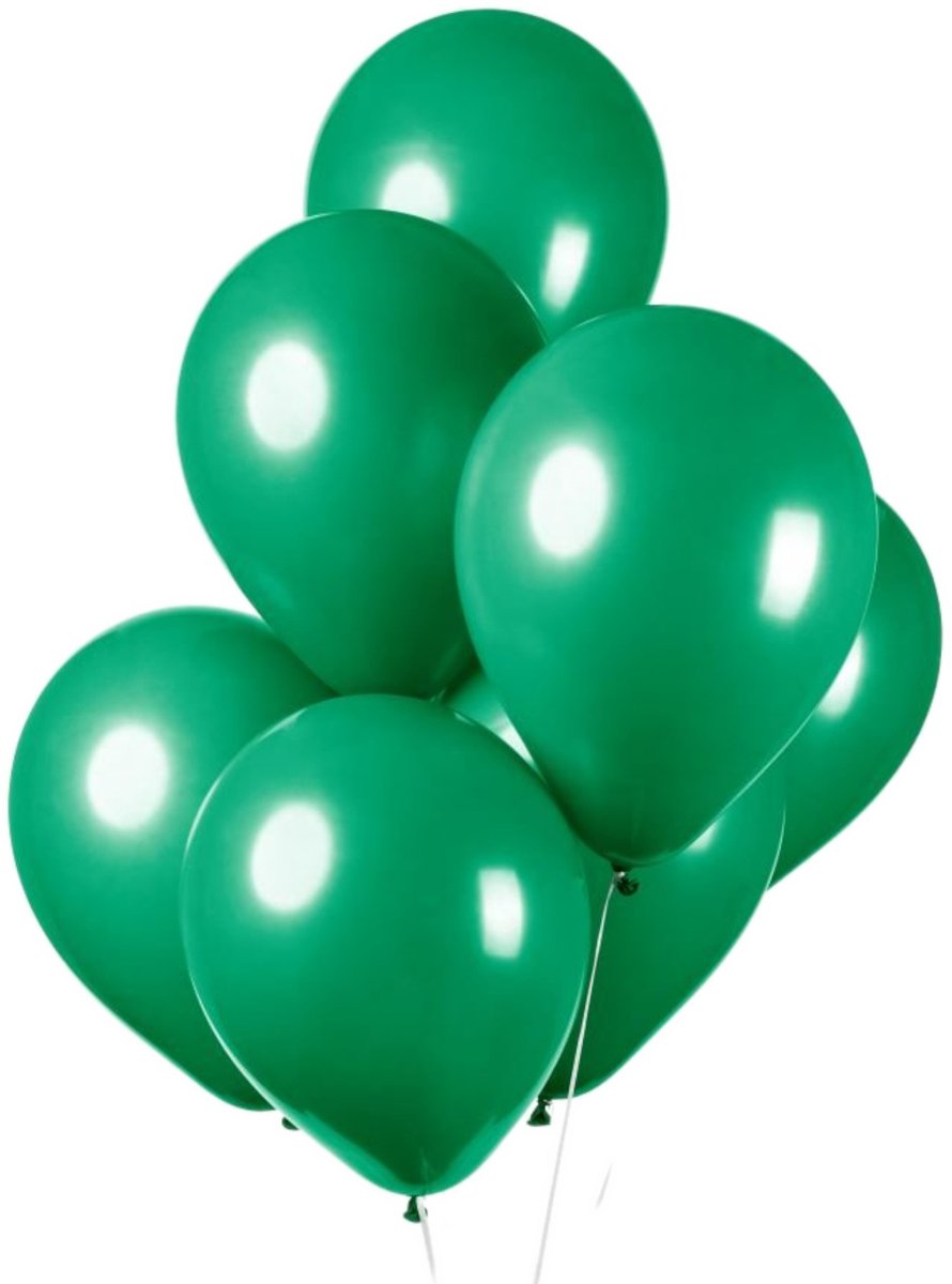 Ballonnen - Fiësta - Donkergroen - 30cm - 100st.