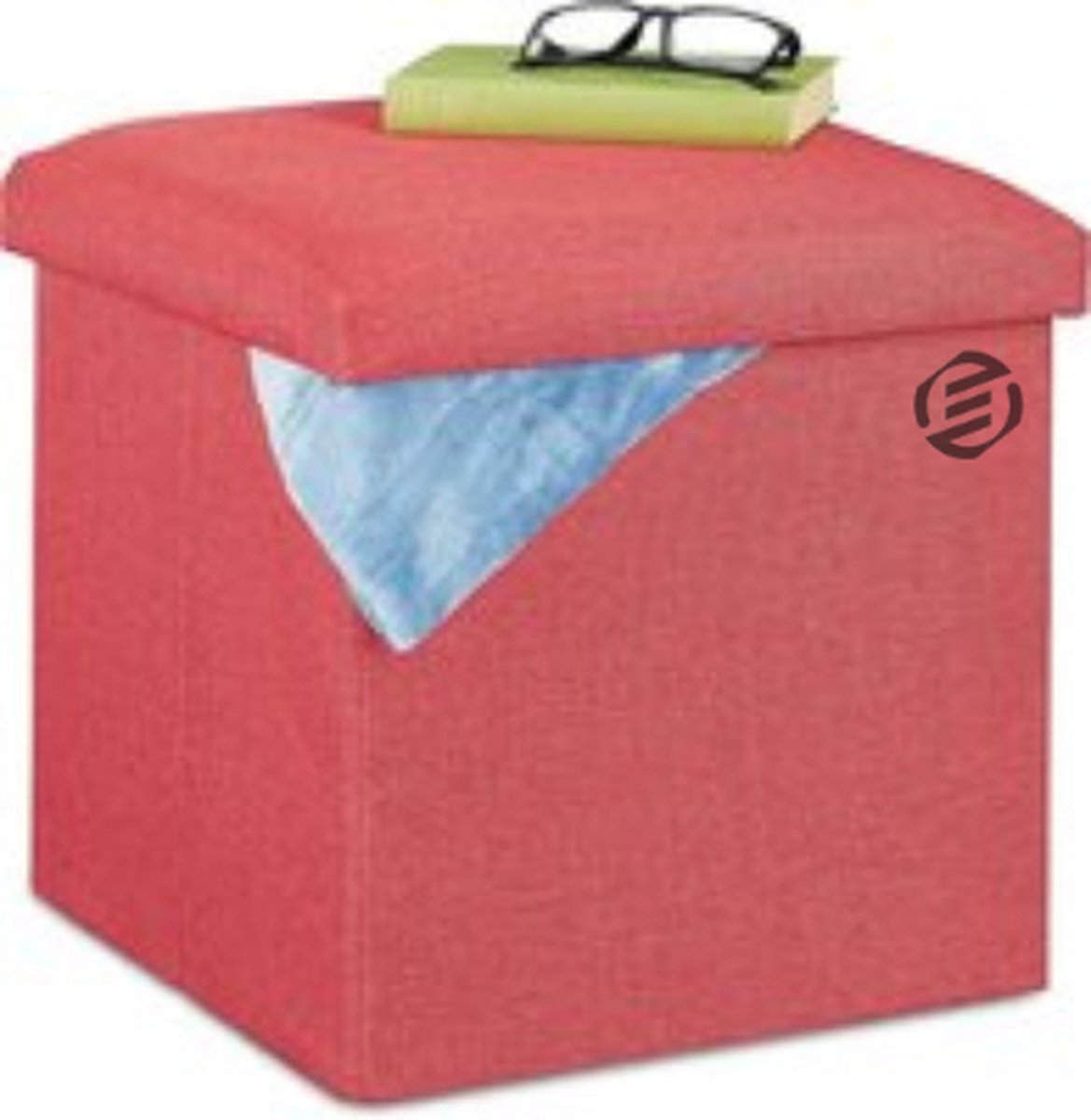 Equivera Voetenbankje Of Poef - Poef - Voetenbankje - Hocker - Voetenbankje Binnen - Poefs