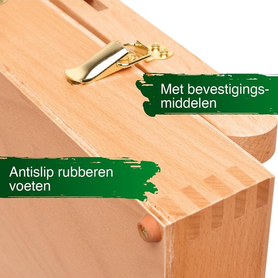 Stapelbare eetkamerstoel met kruisrug van massief beukenhout, met heldere lak Al