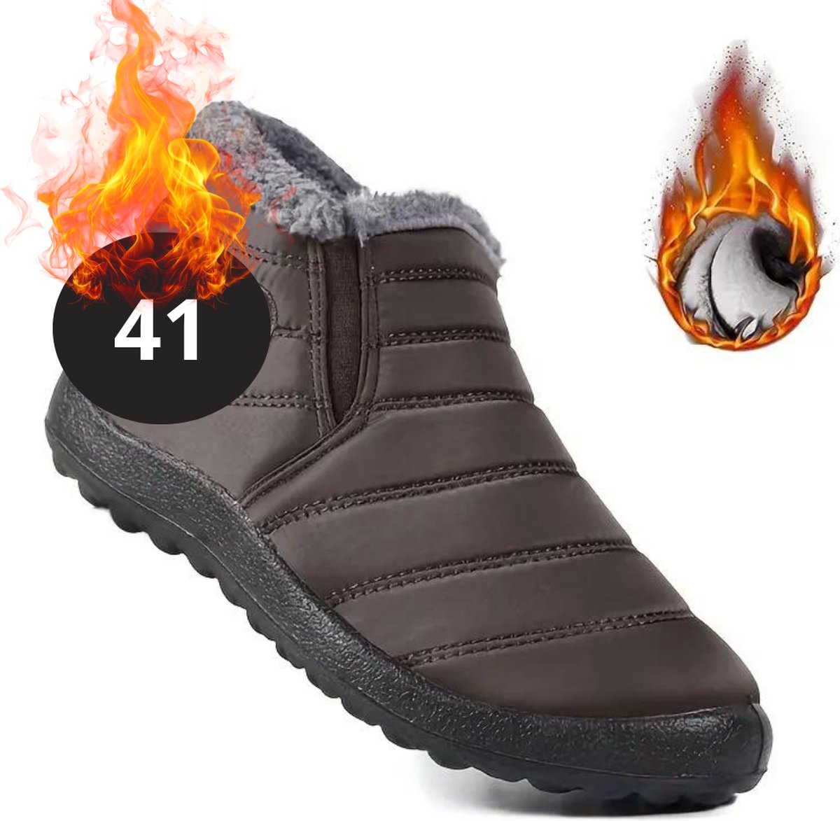 Bovista Snowboots Sneeuwschoenen Sneeuwboots Dames Wintersport Ski Skischoenen – 41 Laag Creme
