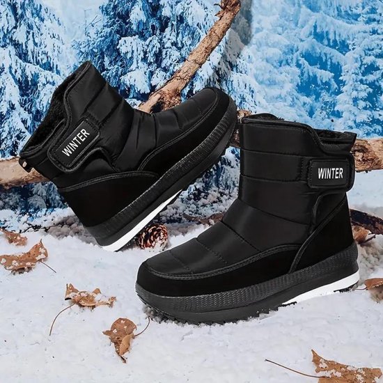 Bovista Snowboots - Sneeuwschoenen - Sneeuwboots - Heren - Wintersport - Ski - Skischoenen - Zwart - 42 - Outdoor